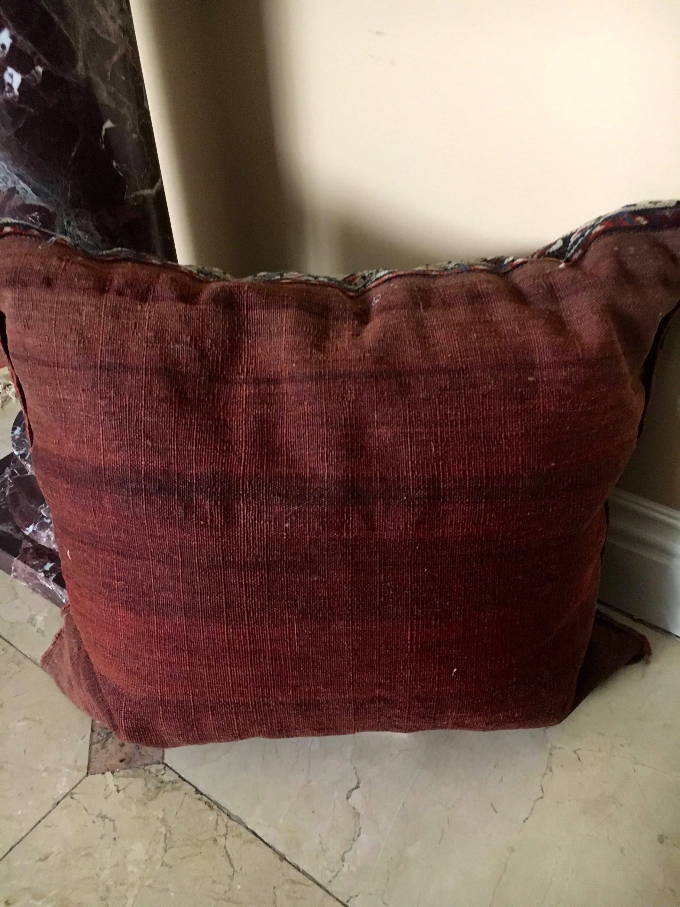 1880s RARE Qashqai Bag Face Pillow