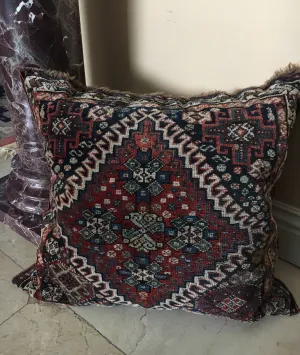 1880s RARE Qashqai Bag Face Pillow