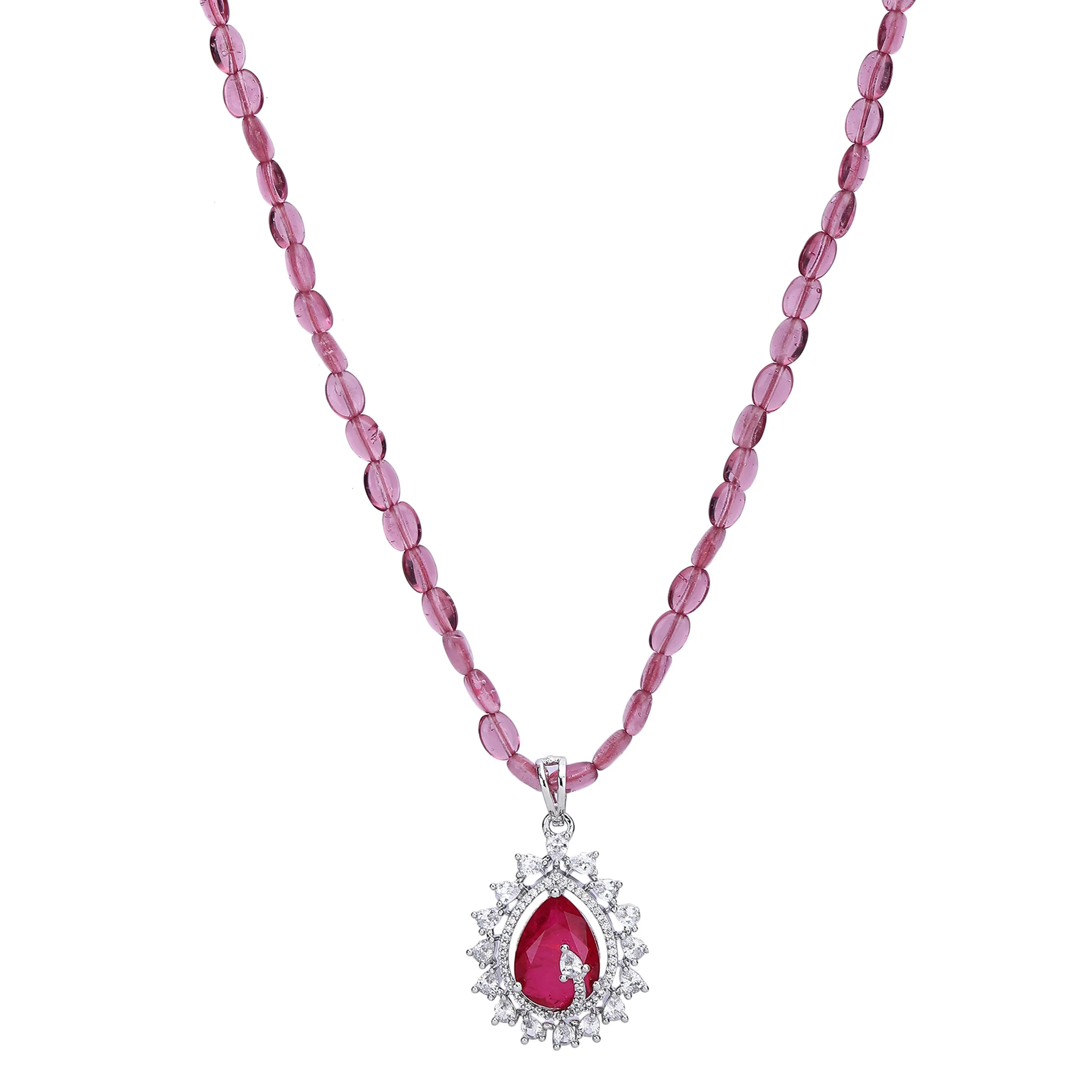 Aliyah Zircon Pendant Set