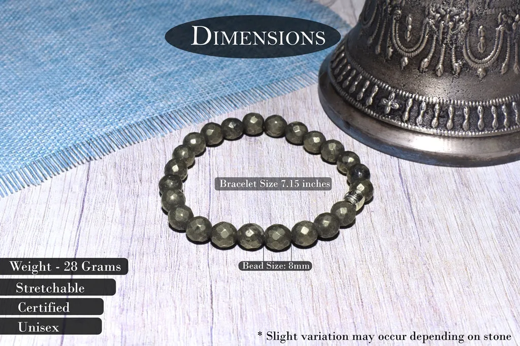 Bamboology Trends Natural Certified Pyrite Bracelet