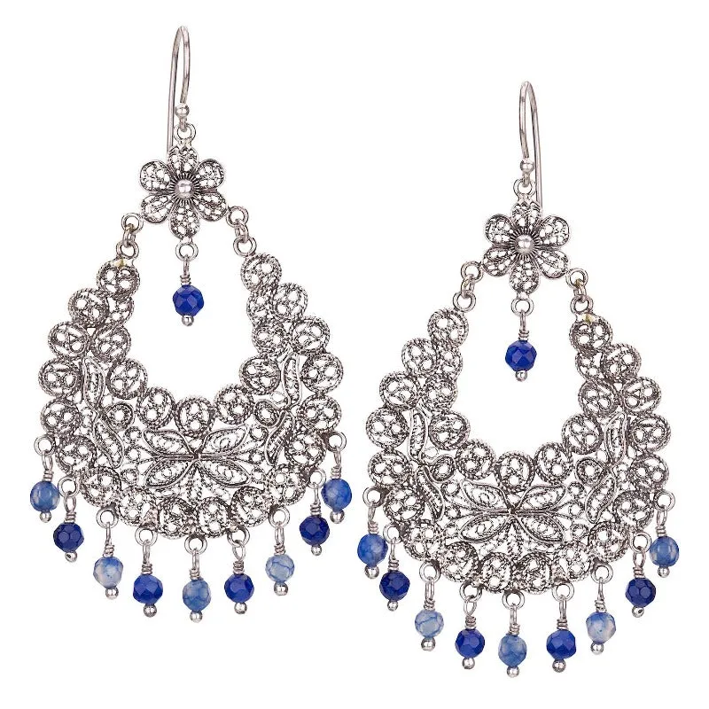 Blossom chandelier earrings