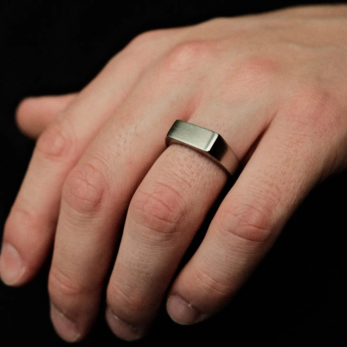 Brushed Silver Signet