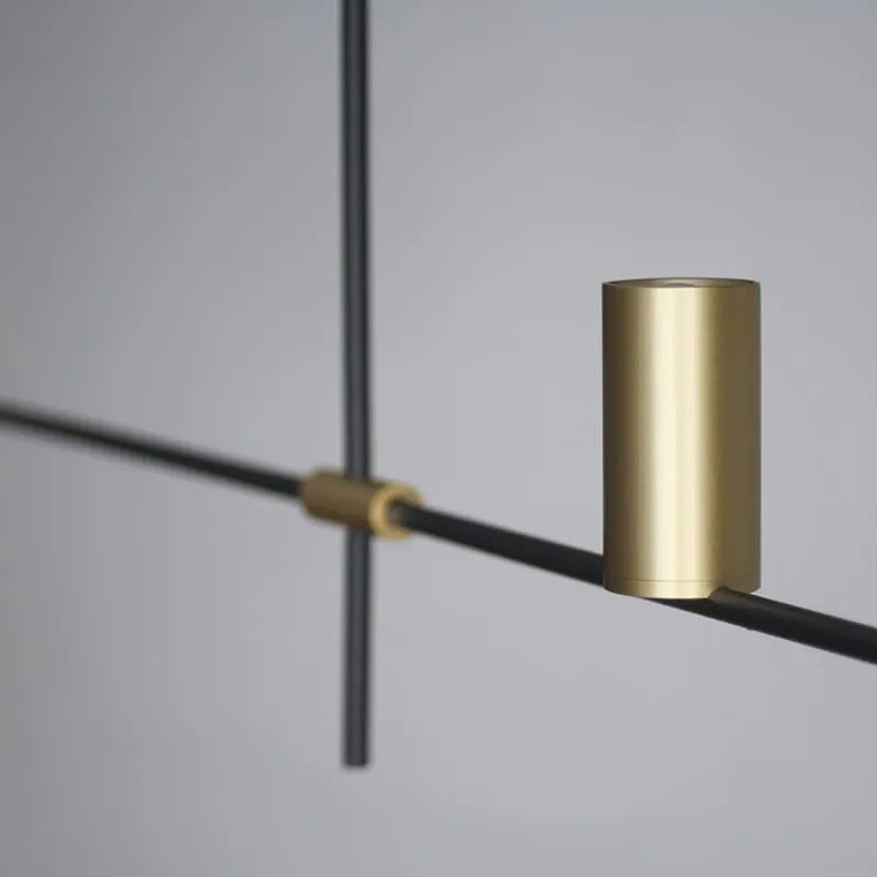 Cabaana Tubes on Rod Hanging Lamp