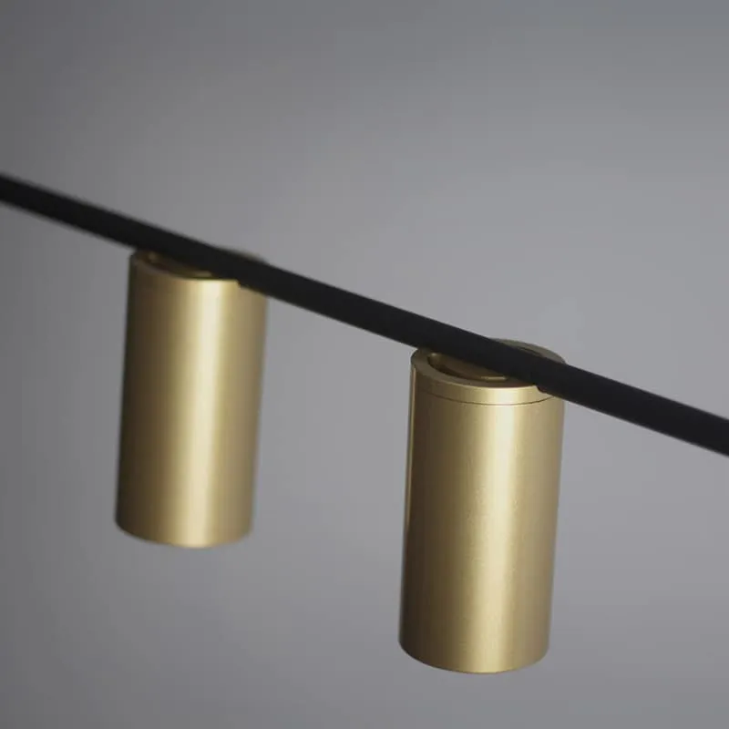 Cabaana Tubes on Rod Hanging Lamp