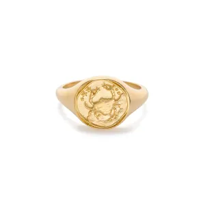 CANCER SIGNET RING