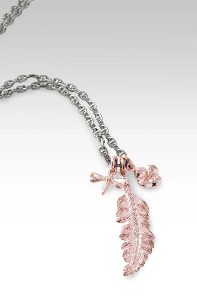 Changes Within Necklace™ in White Zircon