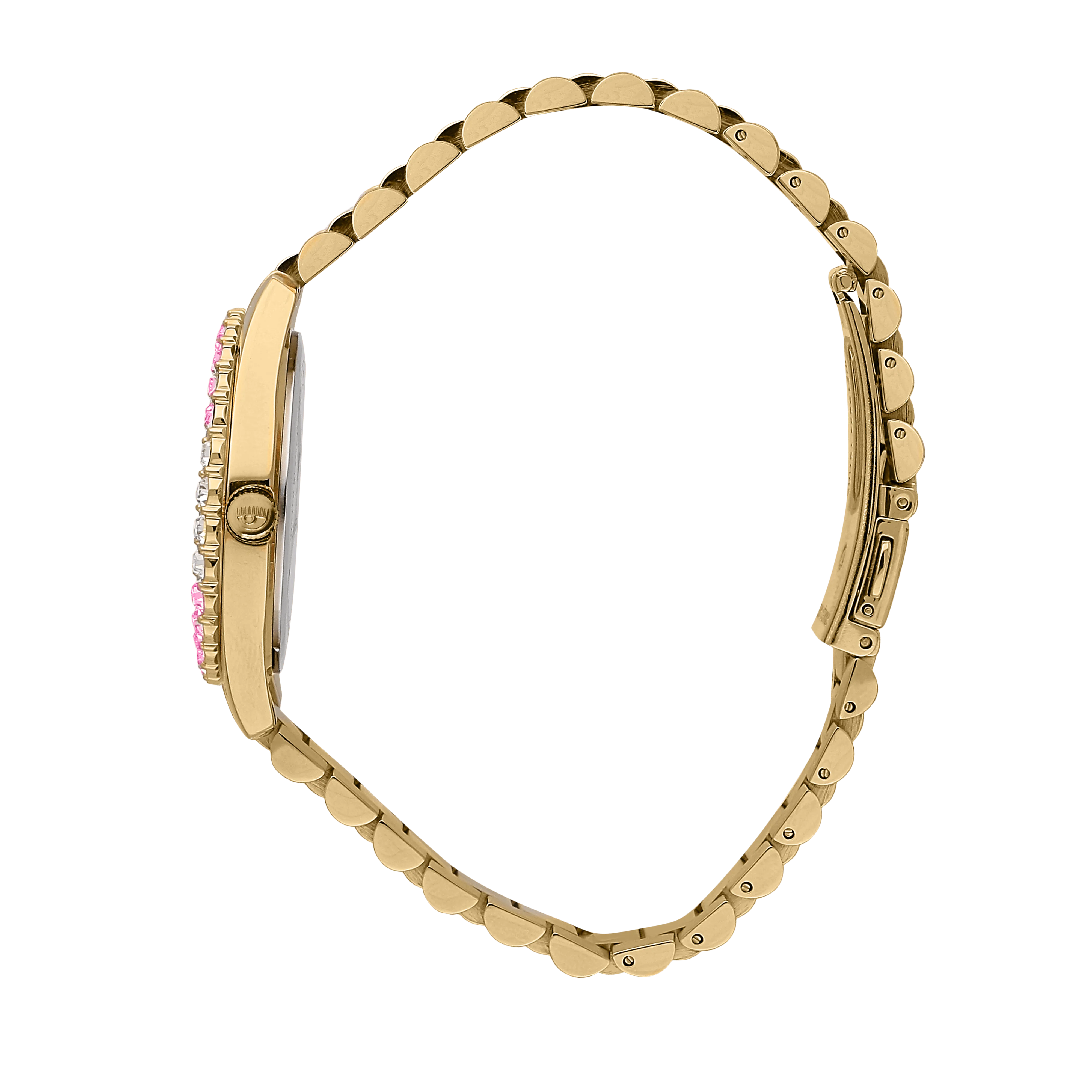 Chiara Ferragni Everyday Pink Zircon 34mm Gold Watch