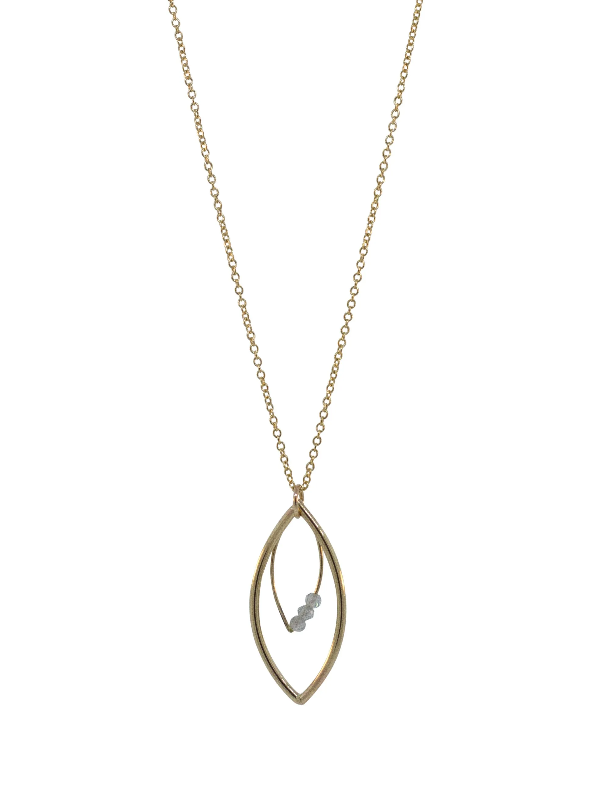 Circuit Necklace - Marquise