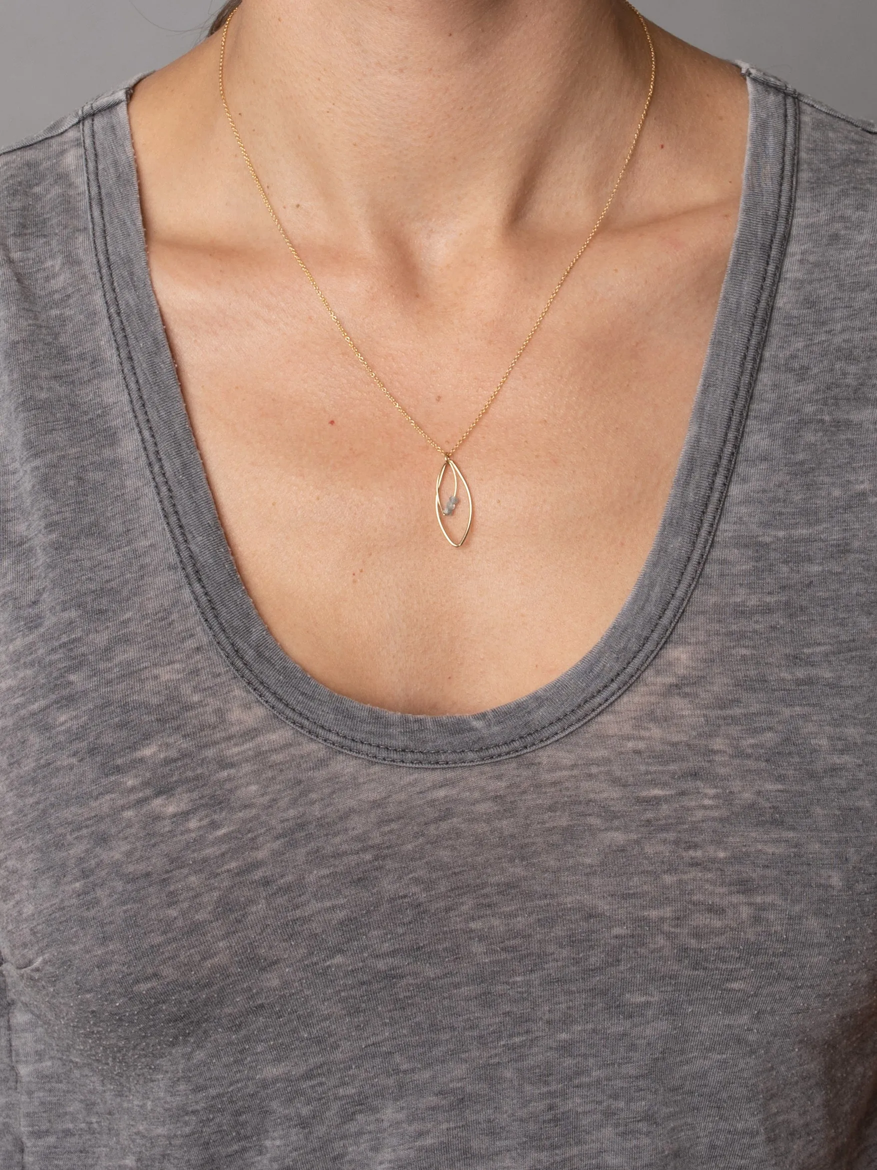 Circuit Necklace - Marquise