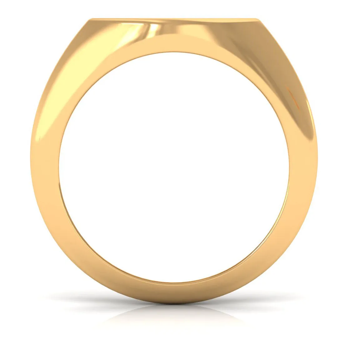 Cubic Zirconia Unisex Scorpio Zodiac Signet Ring