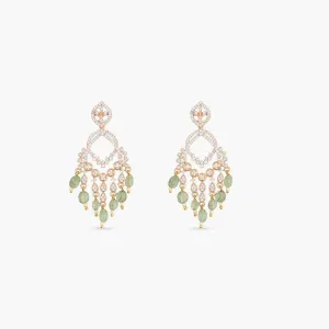 Eliza Nakshatra CZ Chandelier Earrings