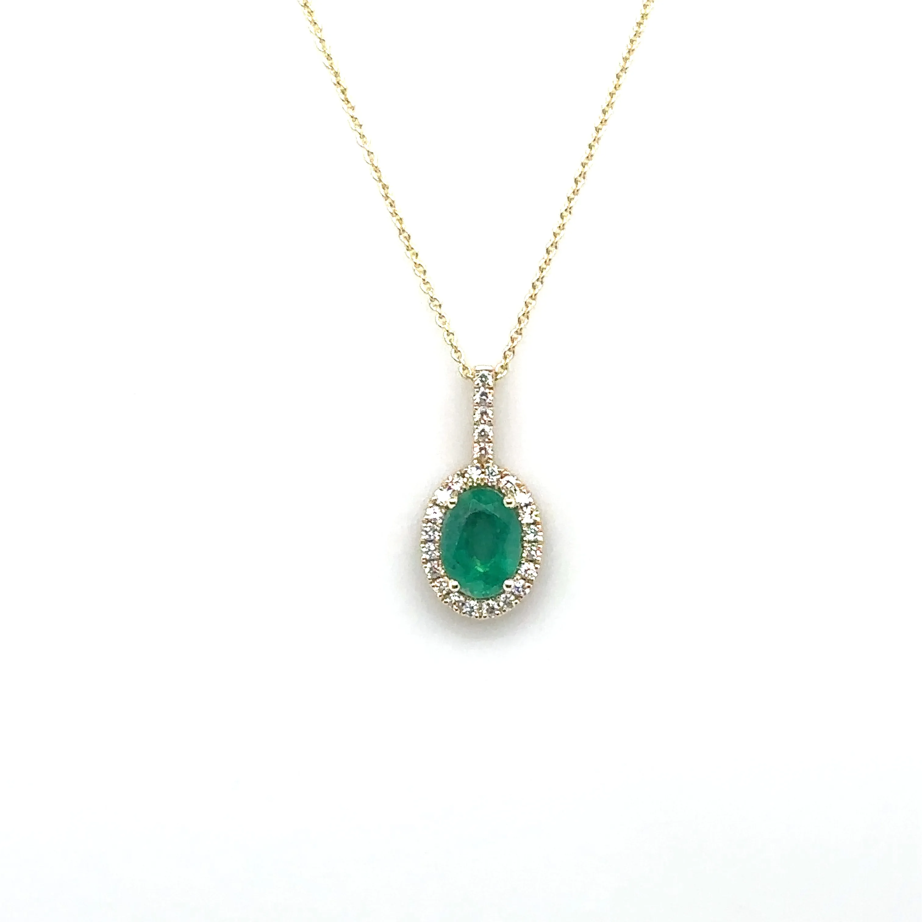 Emerald & Diamond Pendant