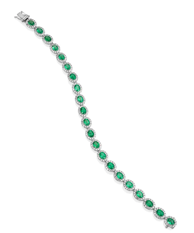 Emerald and Diamond Bracelet