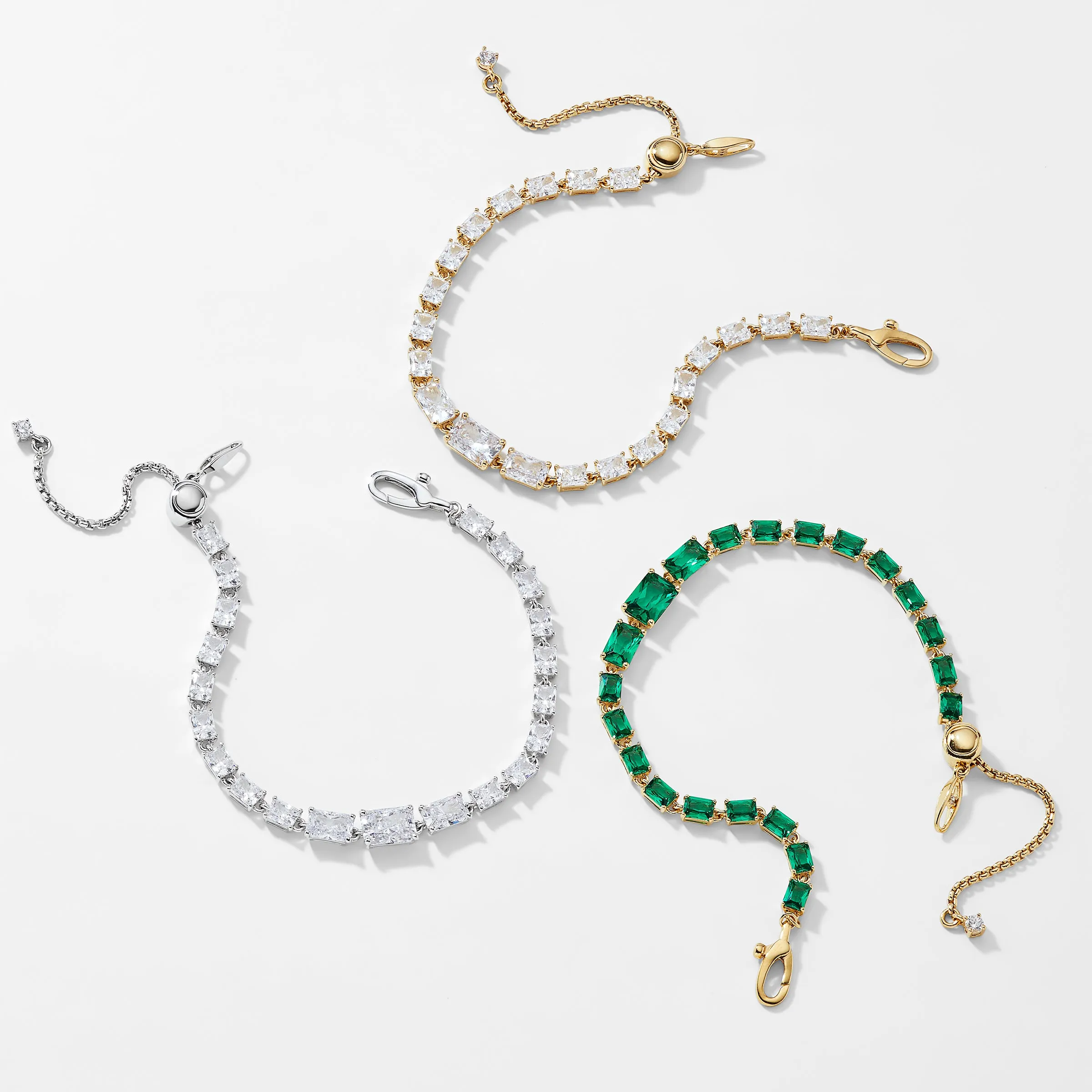 EMERALD ISLE CZ LINE BRACELET
