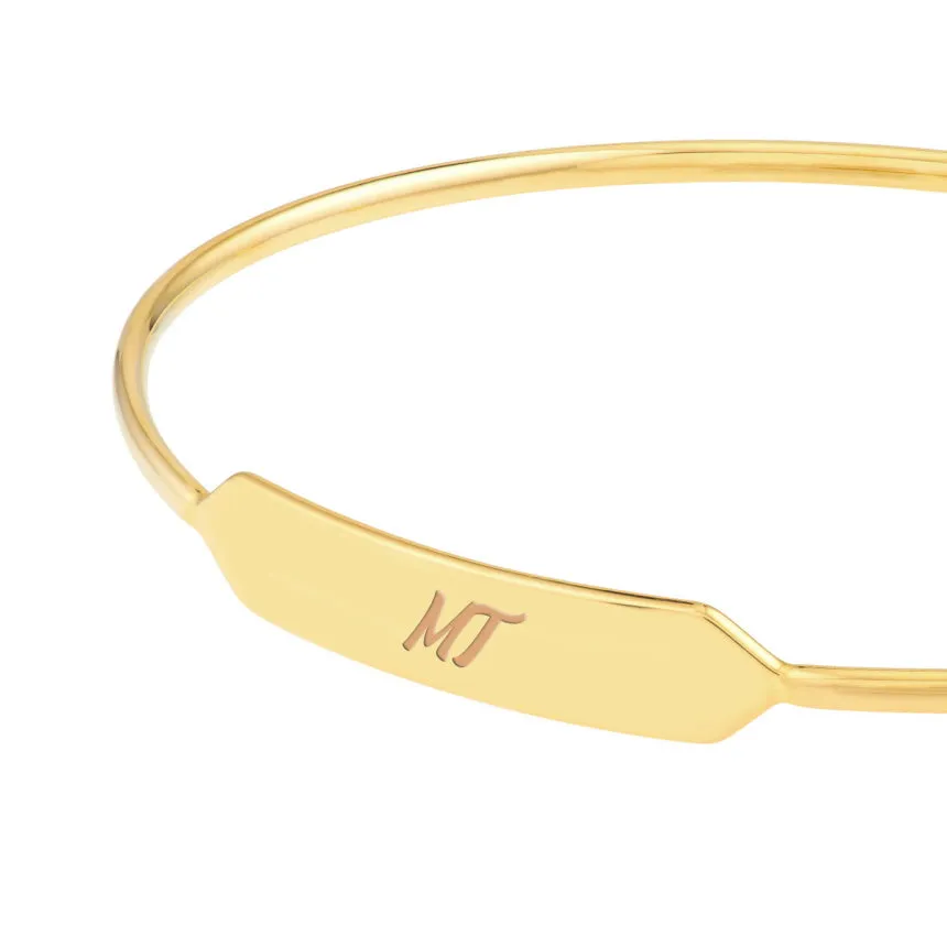 Engravable Bangle Bracelet