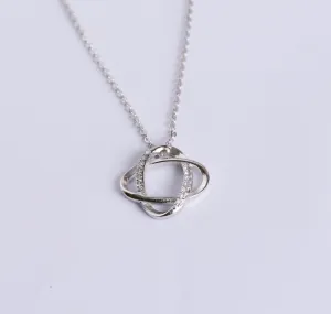 Entangle Silver Necklace
