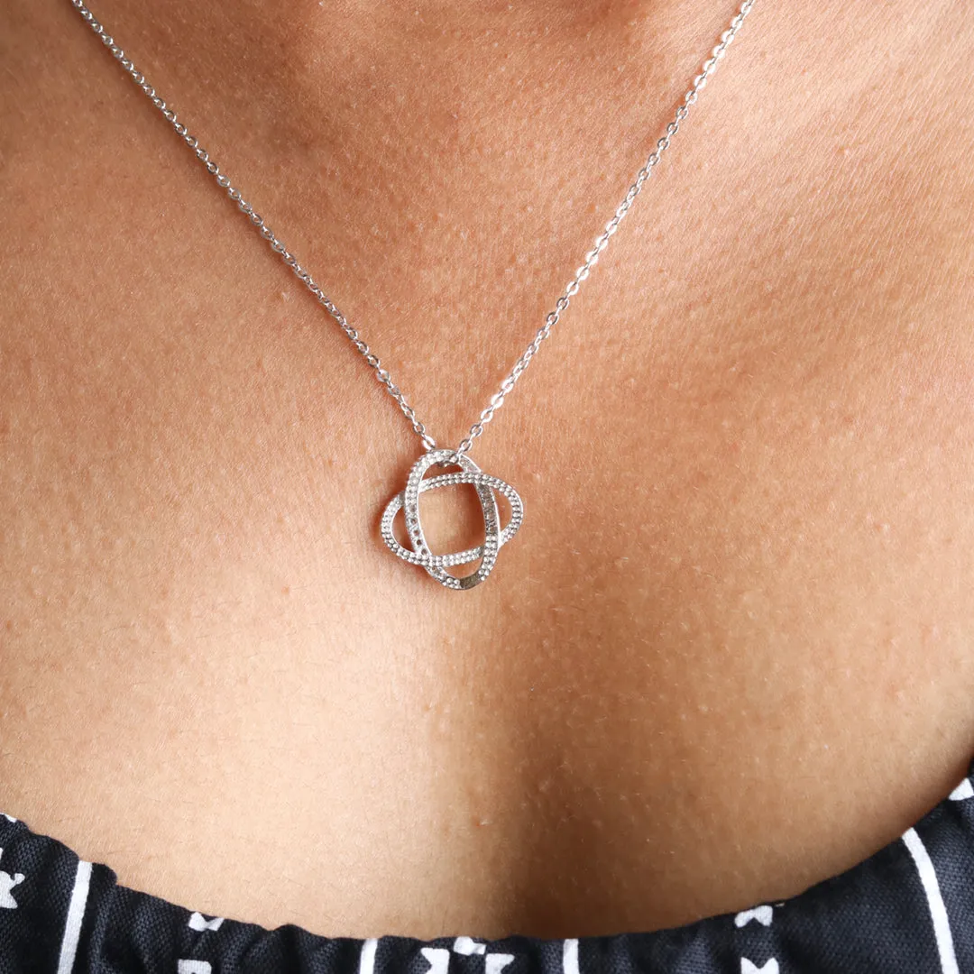 Entangle Silver Necklace