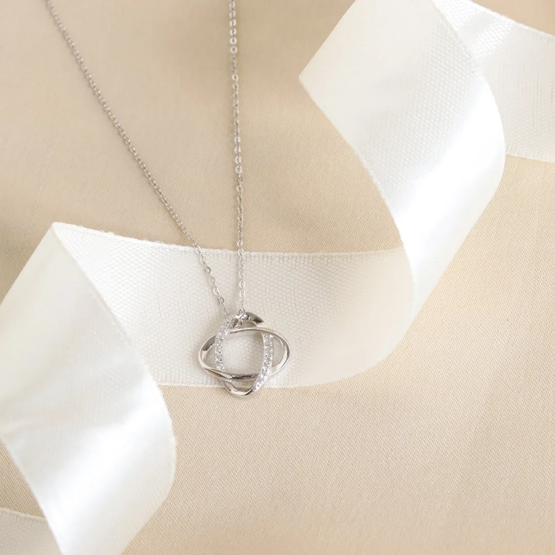 Entangle Silver Necklace