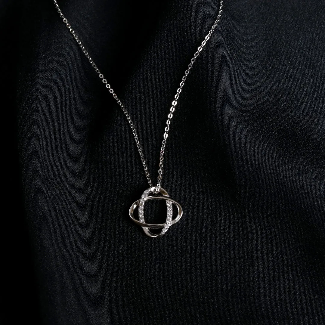 Entangle Silver Necklace