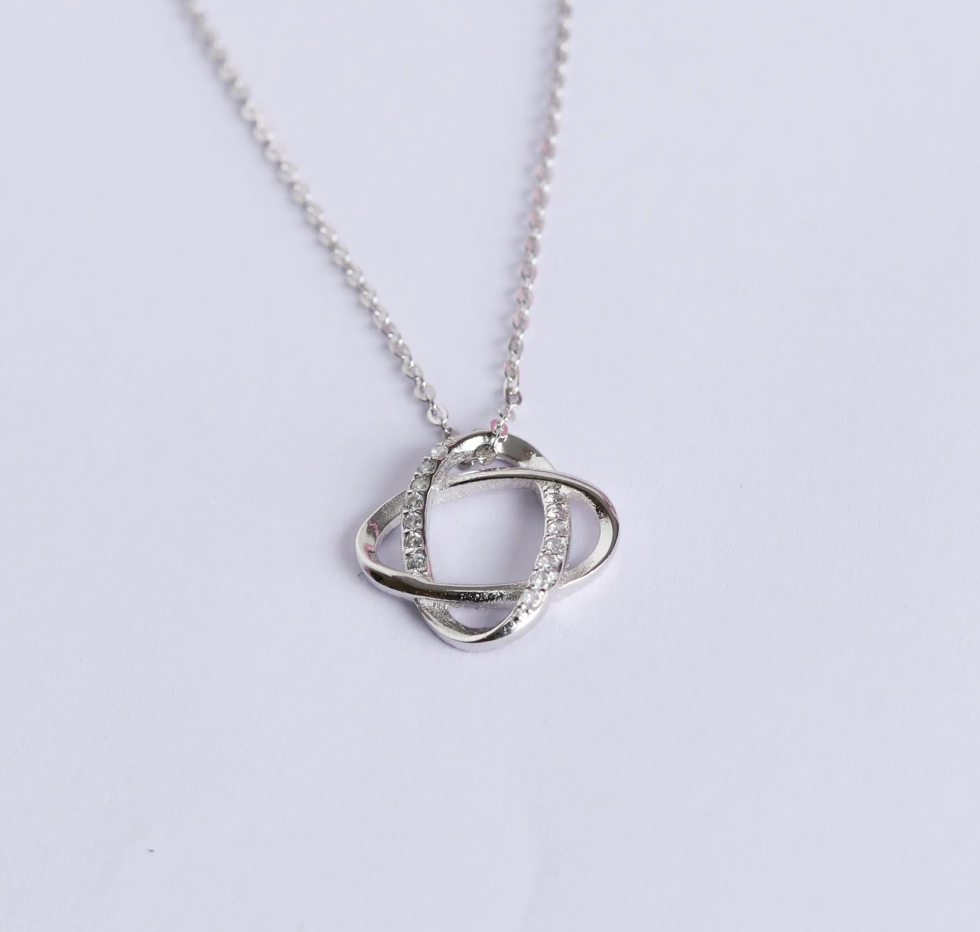 Entangle Silver Necklace