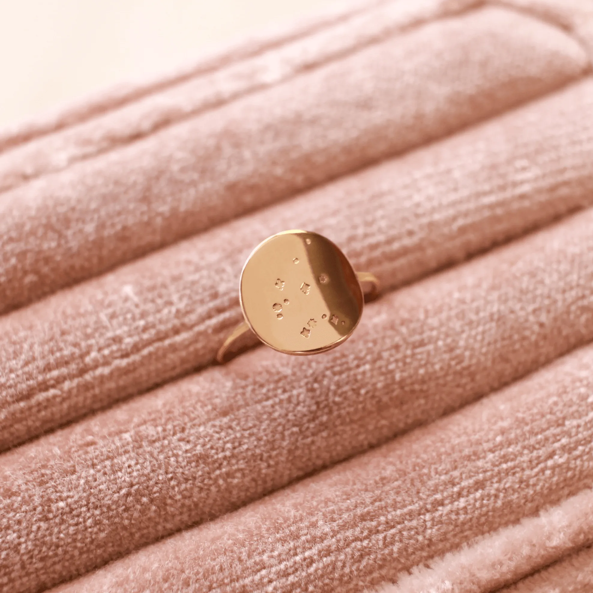Gaia Zodiac Constellation Ring