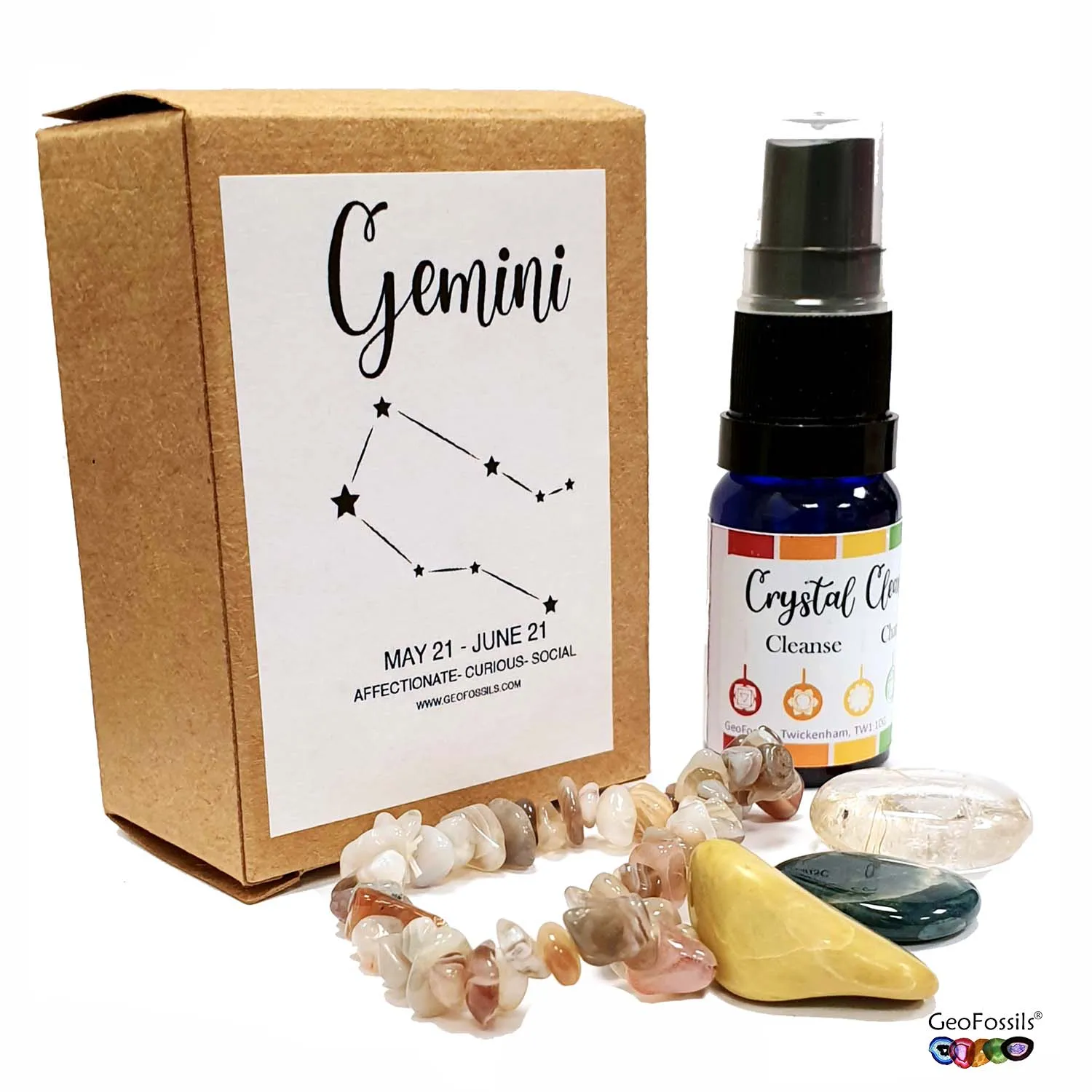 Gemini Zodiac Crystal Set