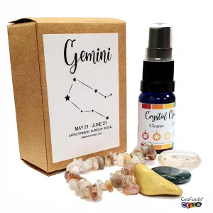 Gemini Zodiac Crystal Set