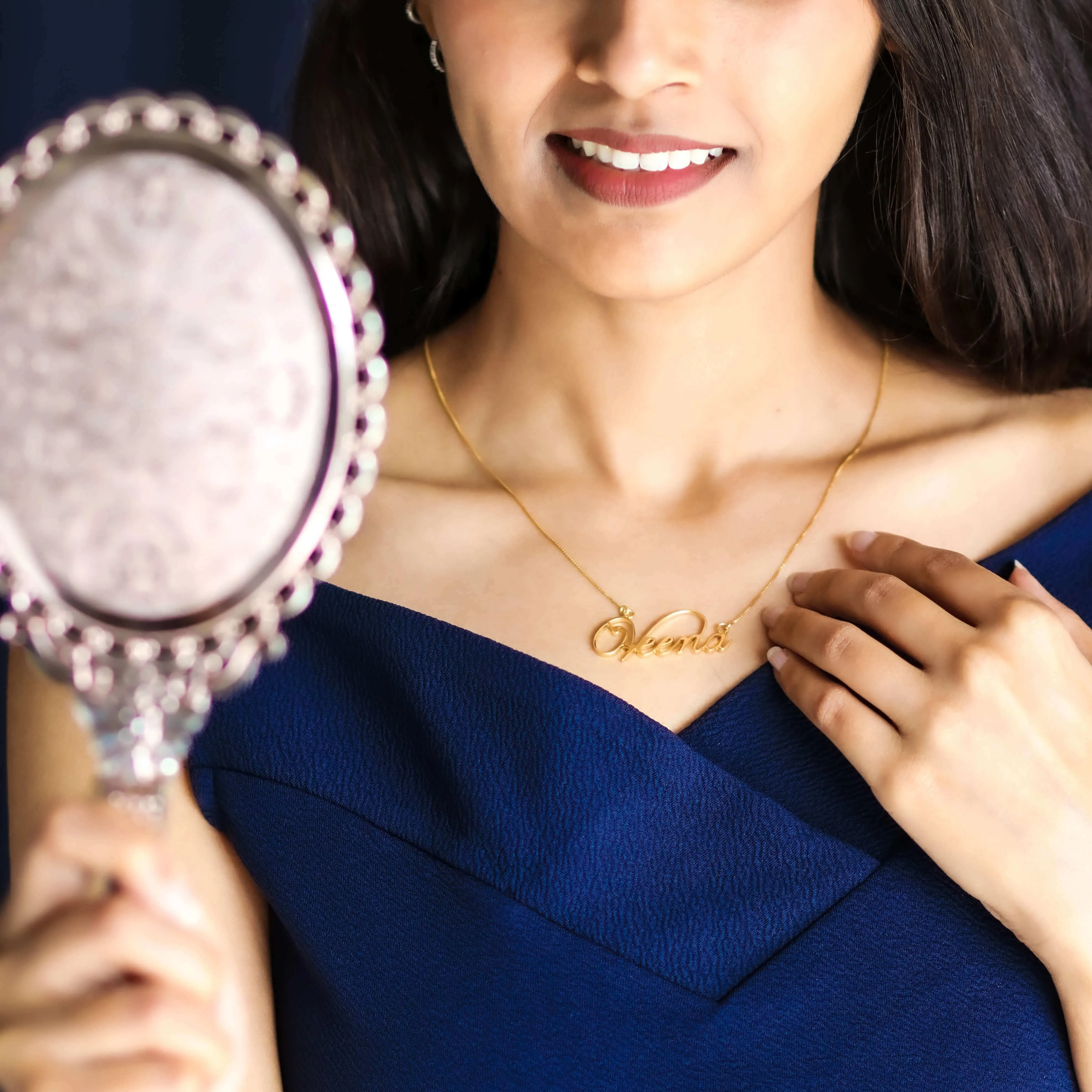 Golden Personalised Eternal Necklace