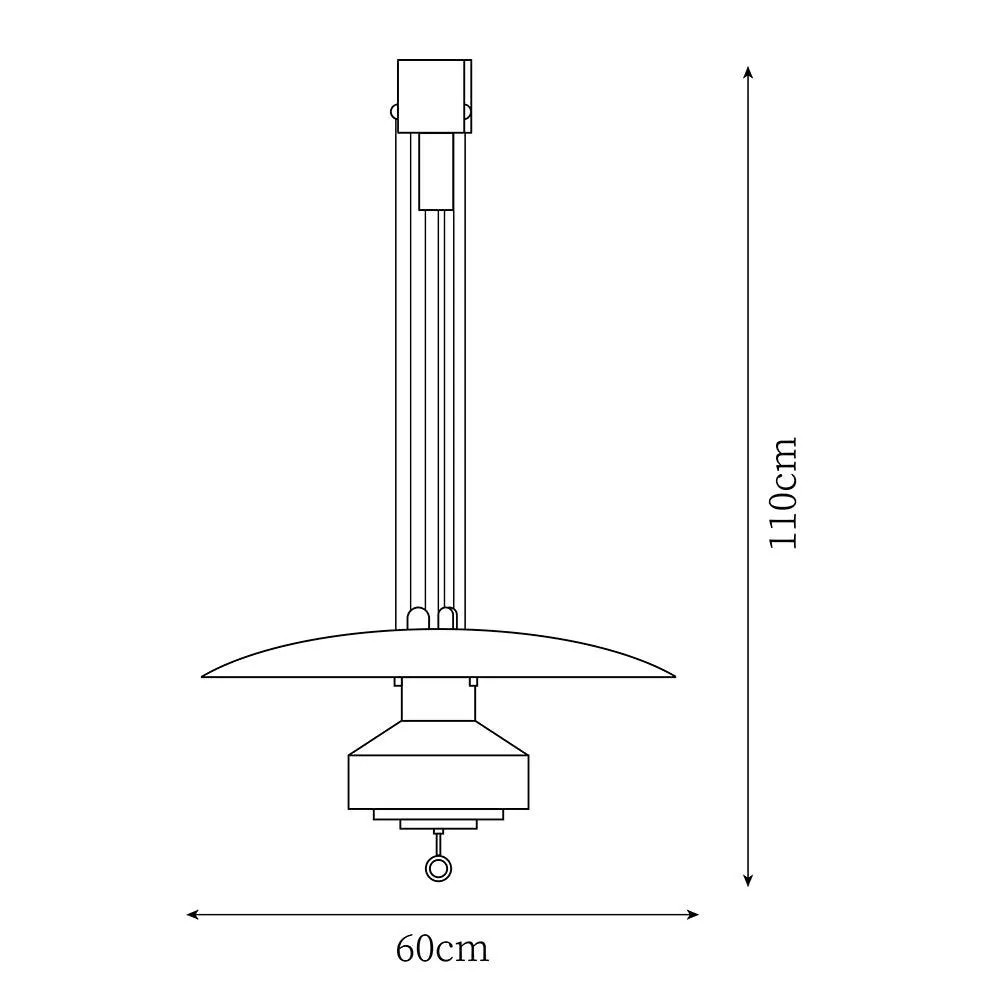 Jeka Pendant Lamp 24.8″ - 43.3″