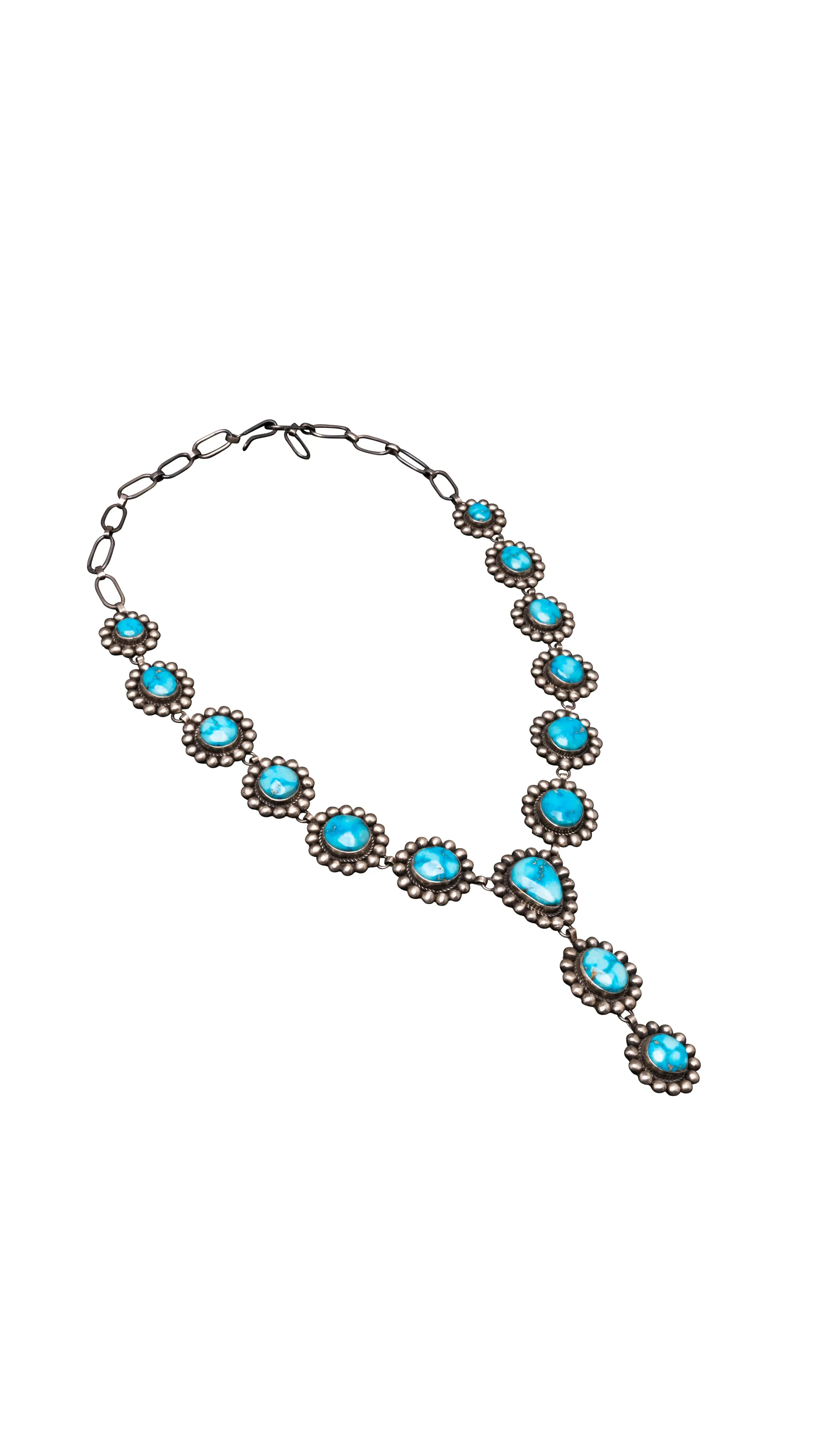 Kingman Lariat Necklace | Navajo Handmade