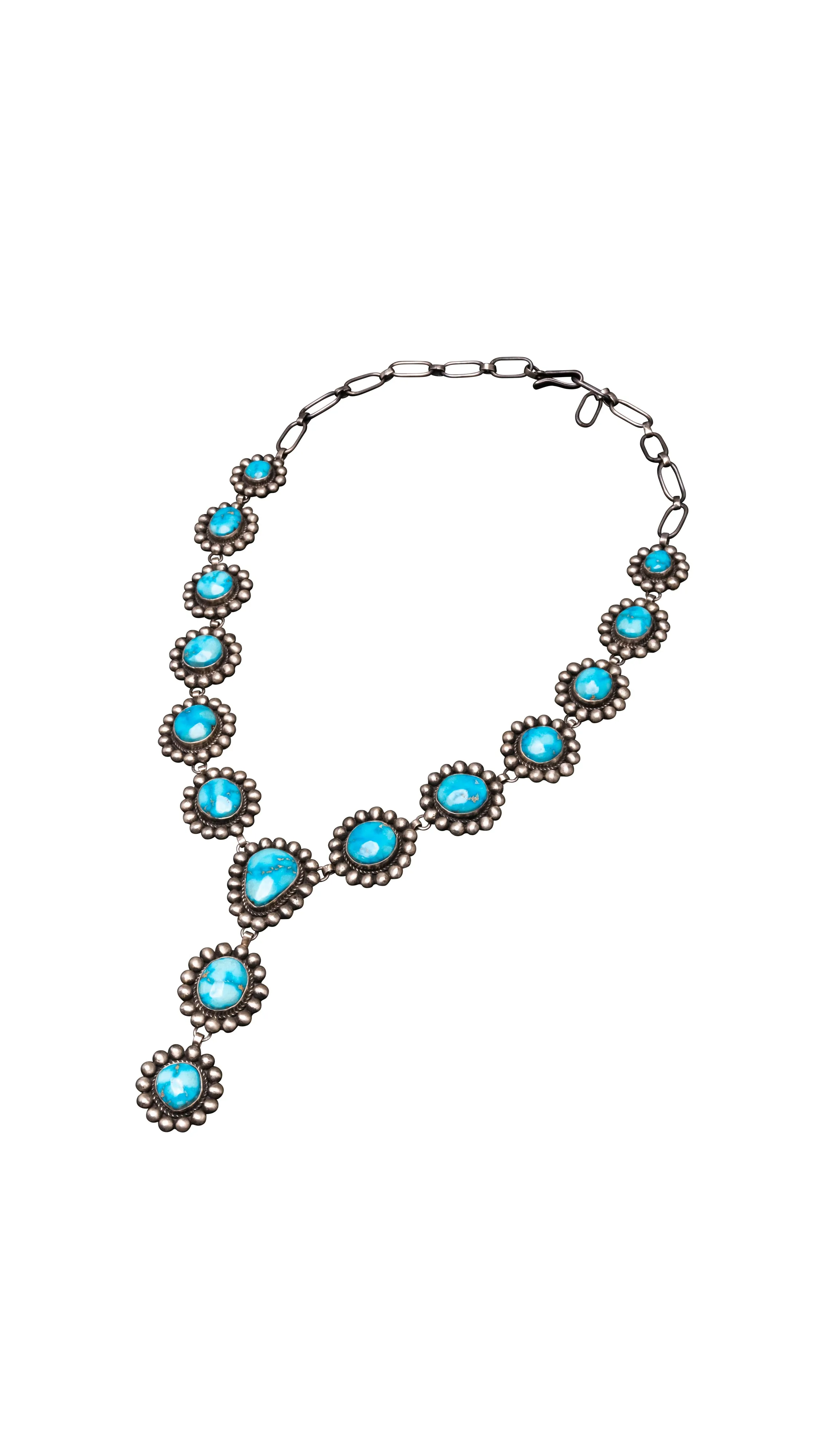 Kingman Lariat Necklace | Navajo Handmade