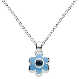 Kit Heath Girls September Sapphire CZ Birthday Flower Necklace