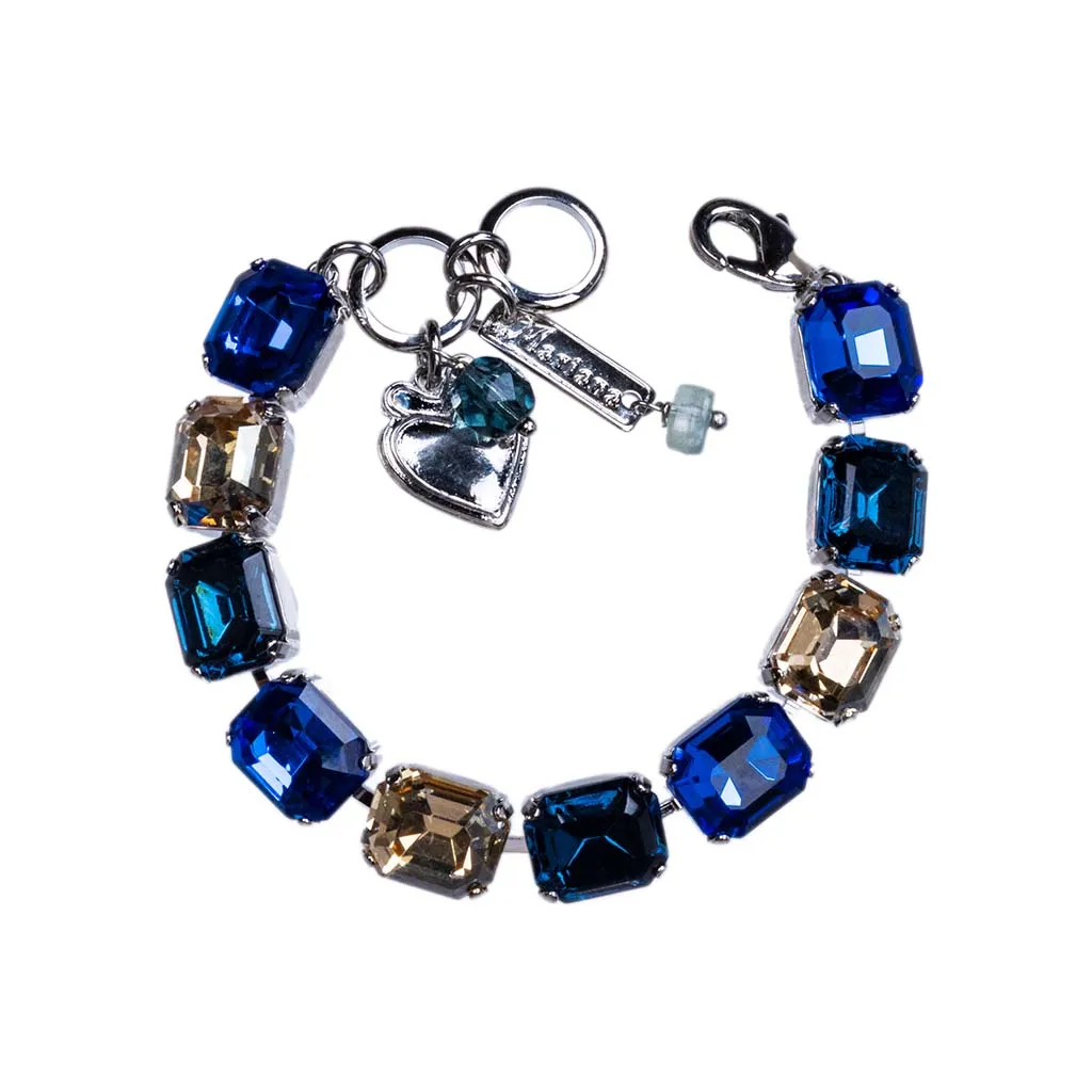 Large Emerald Cut Bracelet in "Fairytale" *Custom*