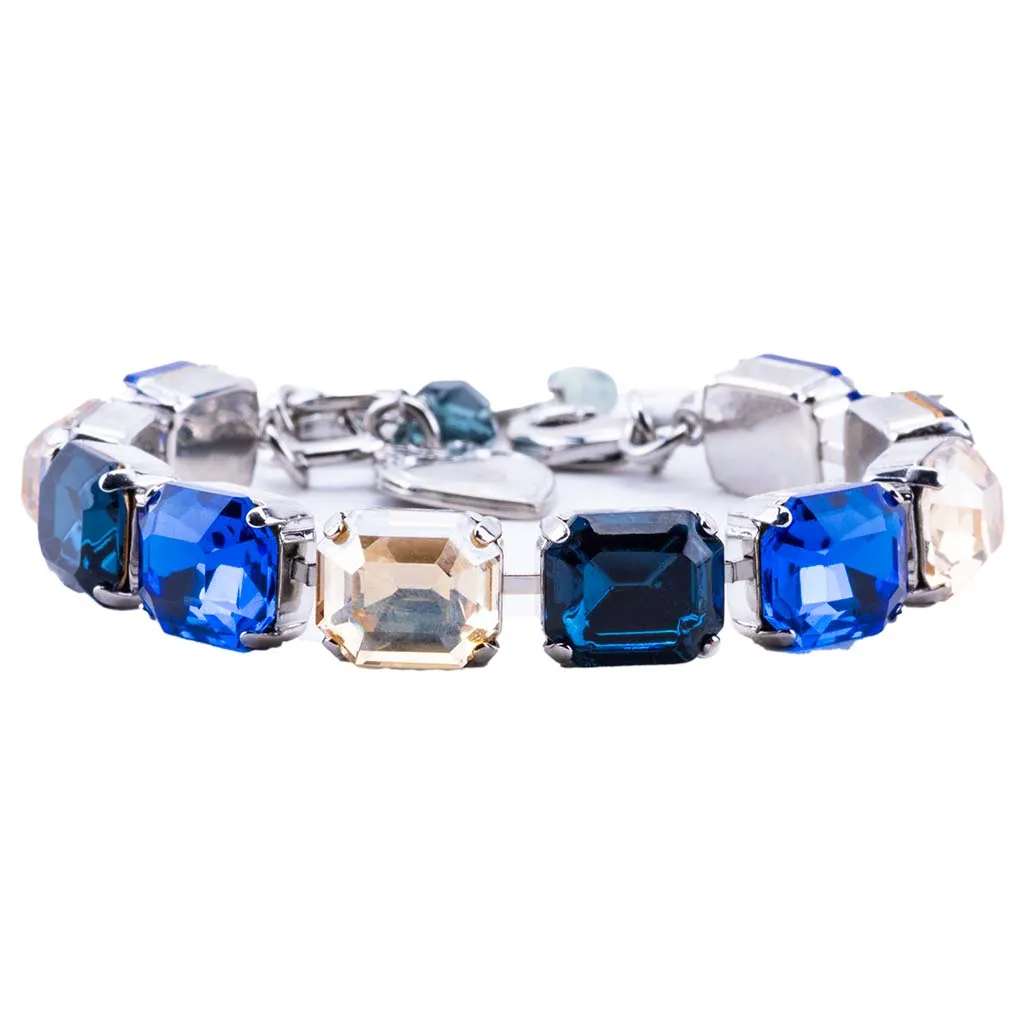 Large Emerald Cut Bracelet in "Fairytale" *Custom*