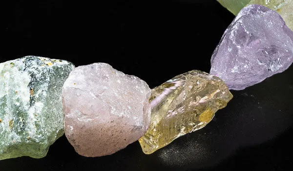 Luxury Raw Multi Gemstone Bracelet