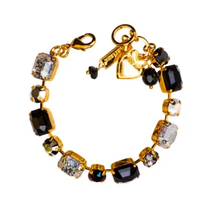 Medium Emerald Cut and Round Bracelet in "Rocky Road" *Preorder*