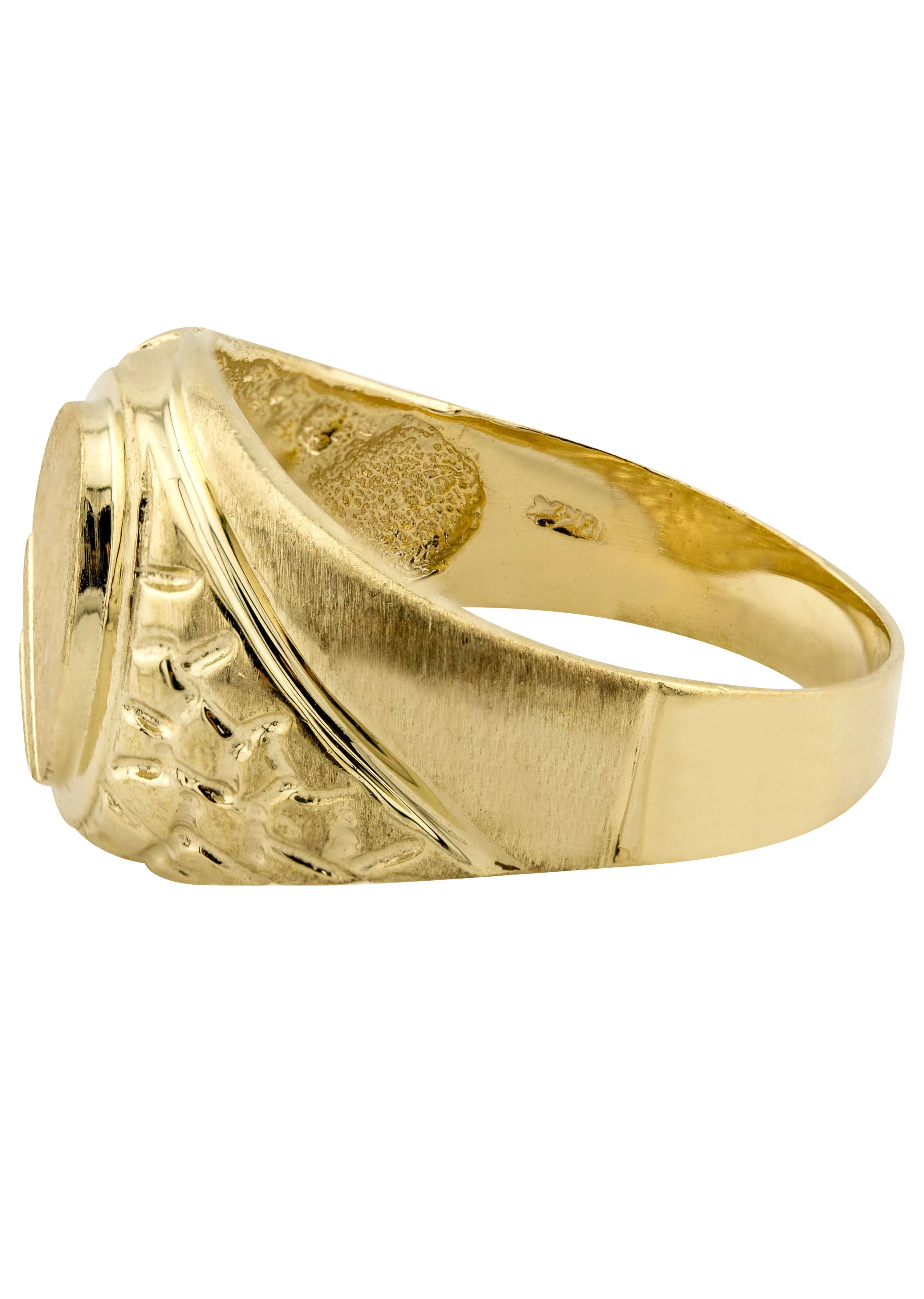 Mens Signet Ring - 10K Gold | 6 Grams