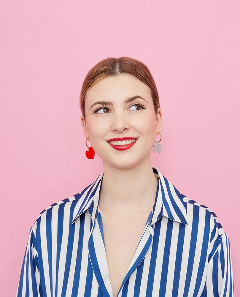 Mix and Match Charm Hoop Earrings