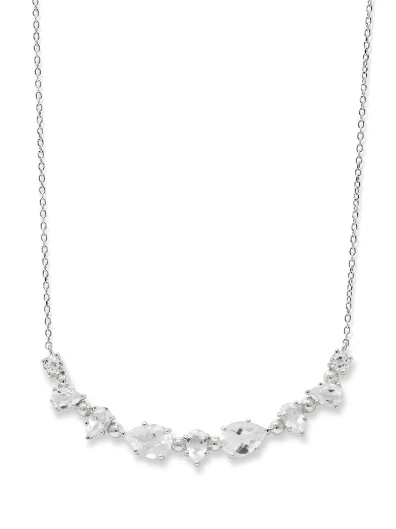 Mélia Gem Bar Necklace