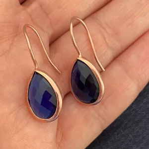 Natural Stone Droplet earrings
