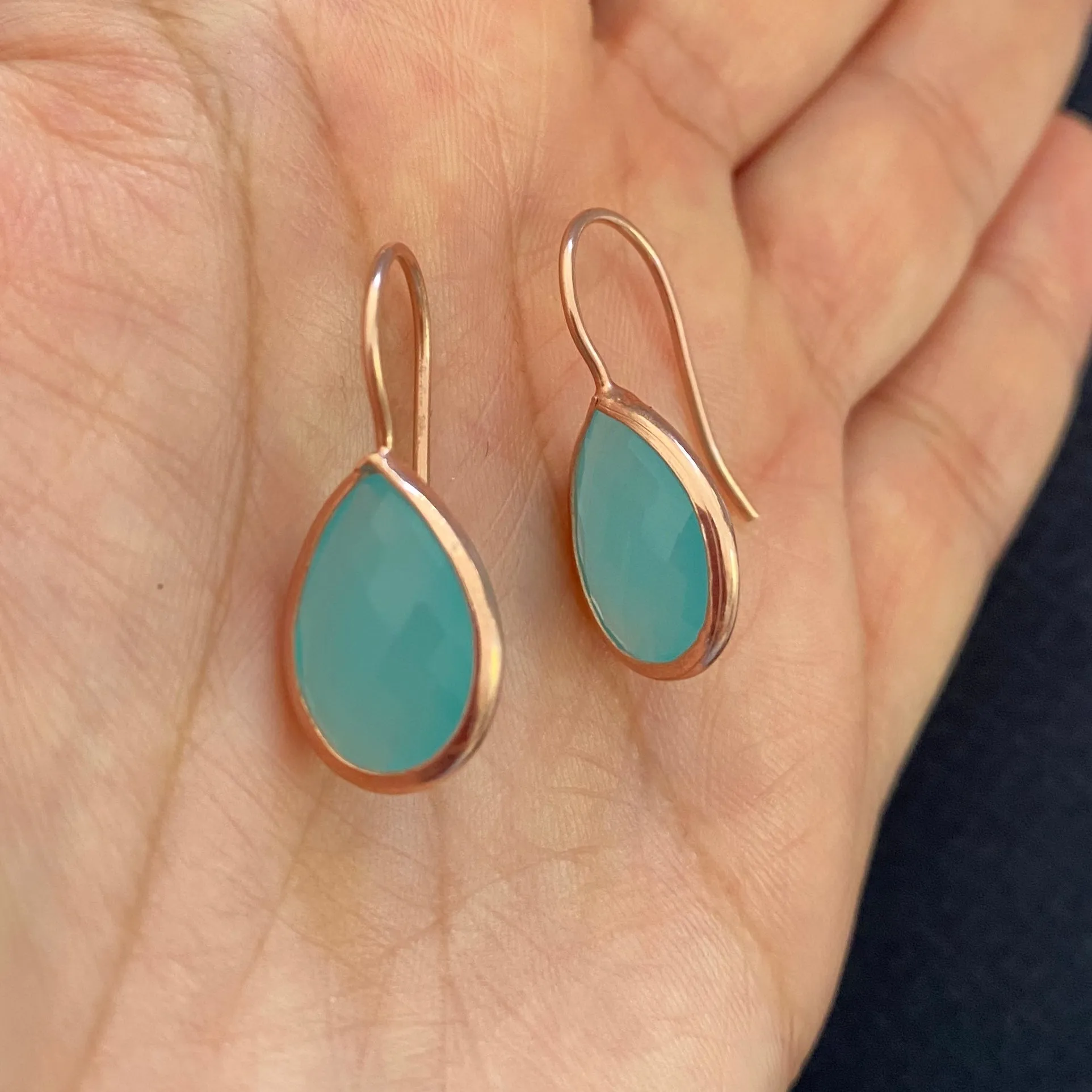 Natural Stone Droplet earrings