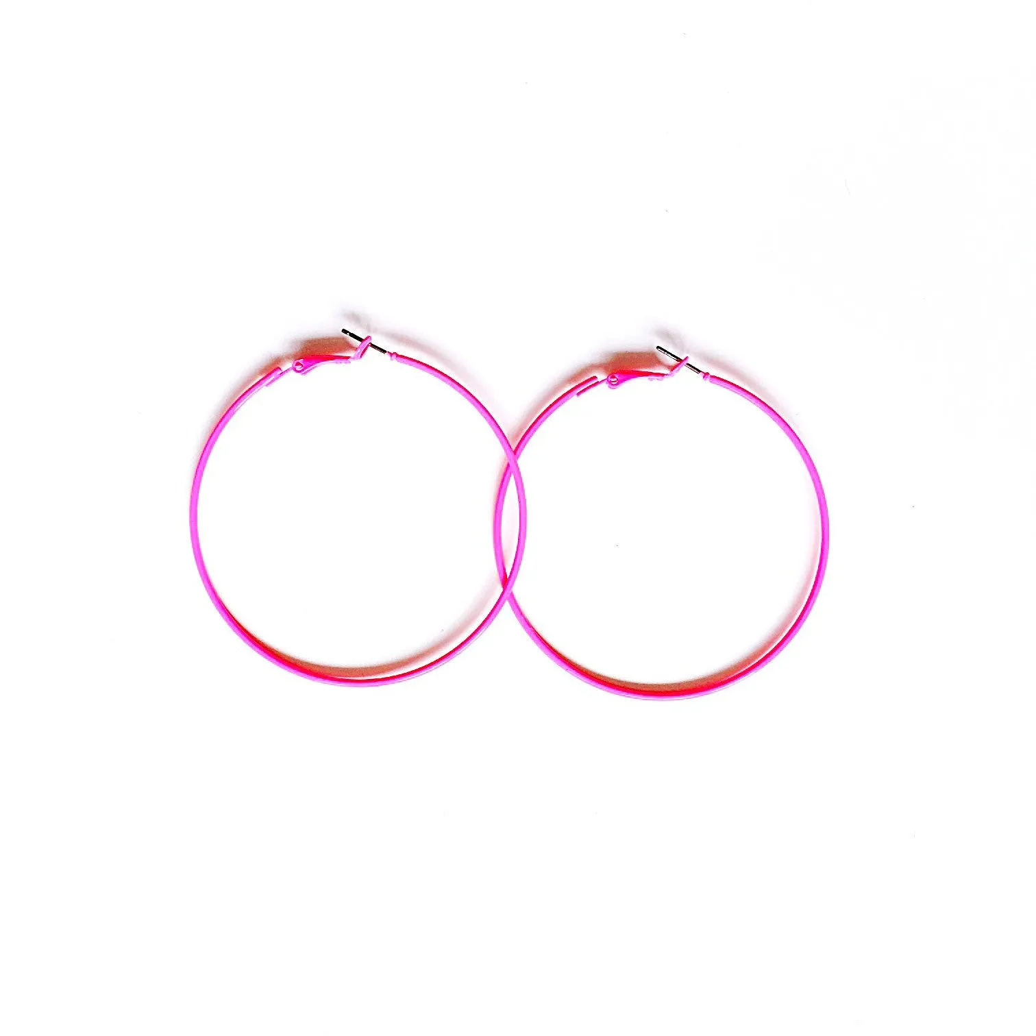 NEON HOOP EARRINGS
