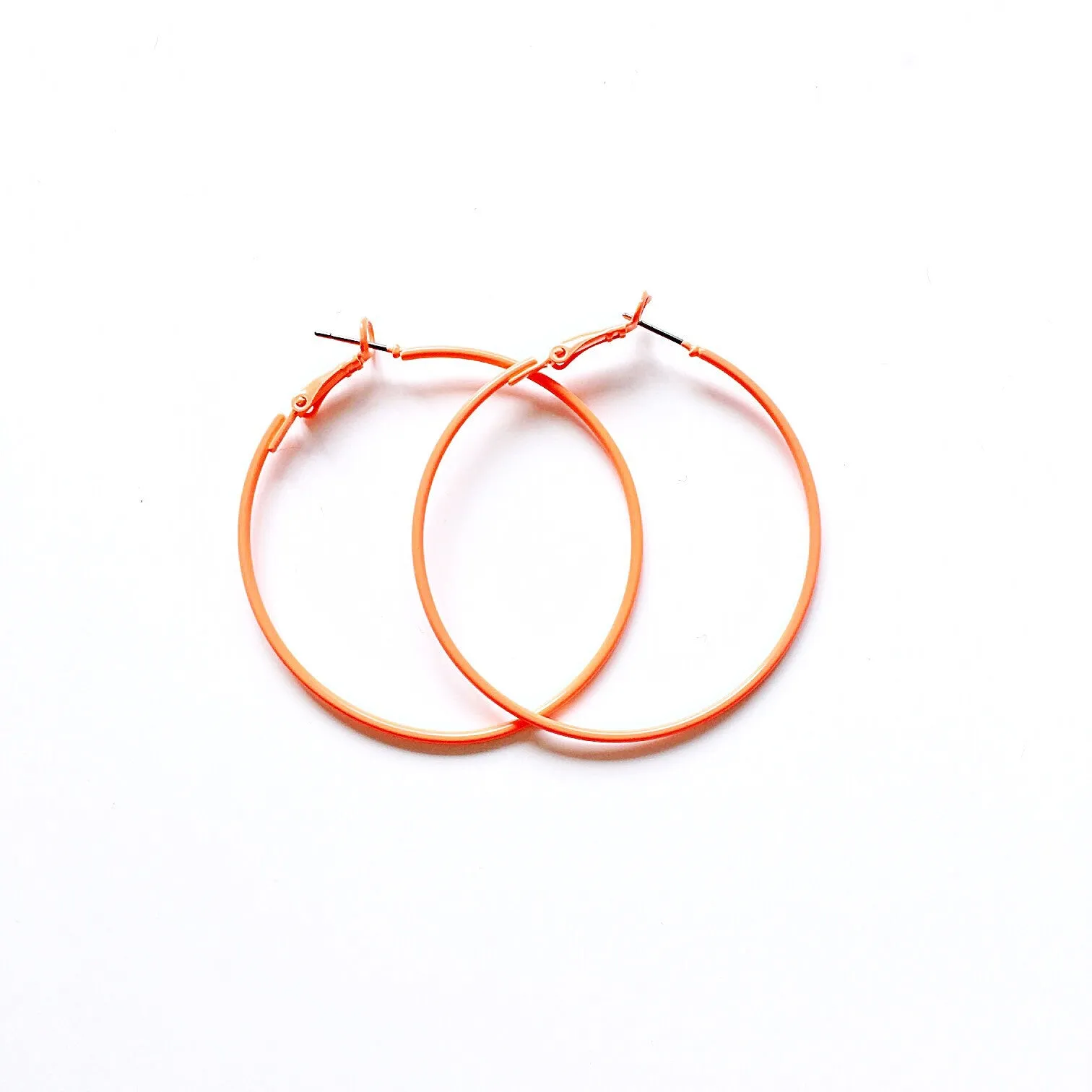 NEON HOOP EARRINGS