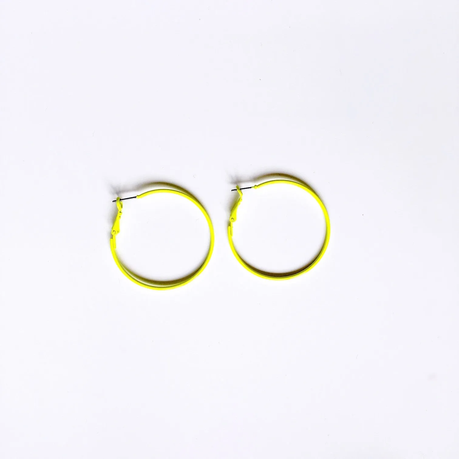 NEON HOOP EARRINGS