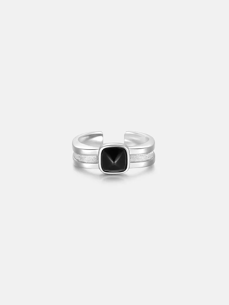 OBY Black Onyx Signet Ring