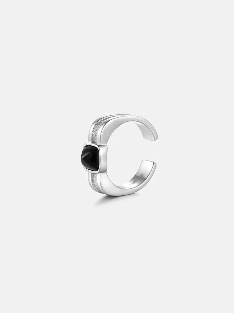 OBY Black Onyx Signet Ring
