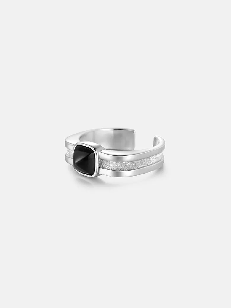 OBY Black Onyx Signet Ring