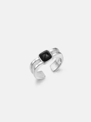 OBY Black Onyx Signet Ring