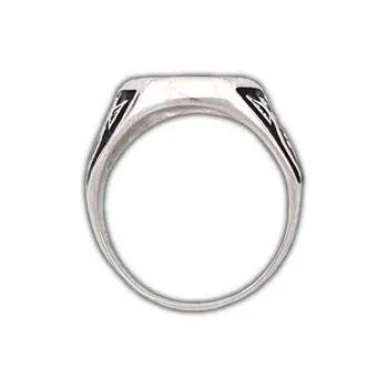 Order of The Dragon Signet Ring - Enameled