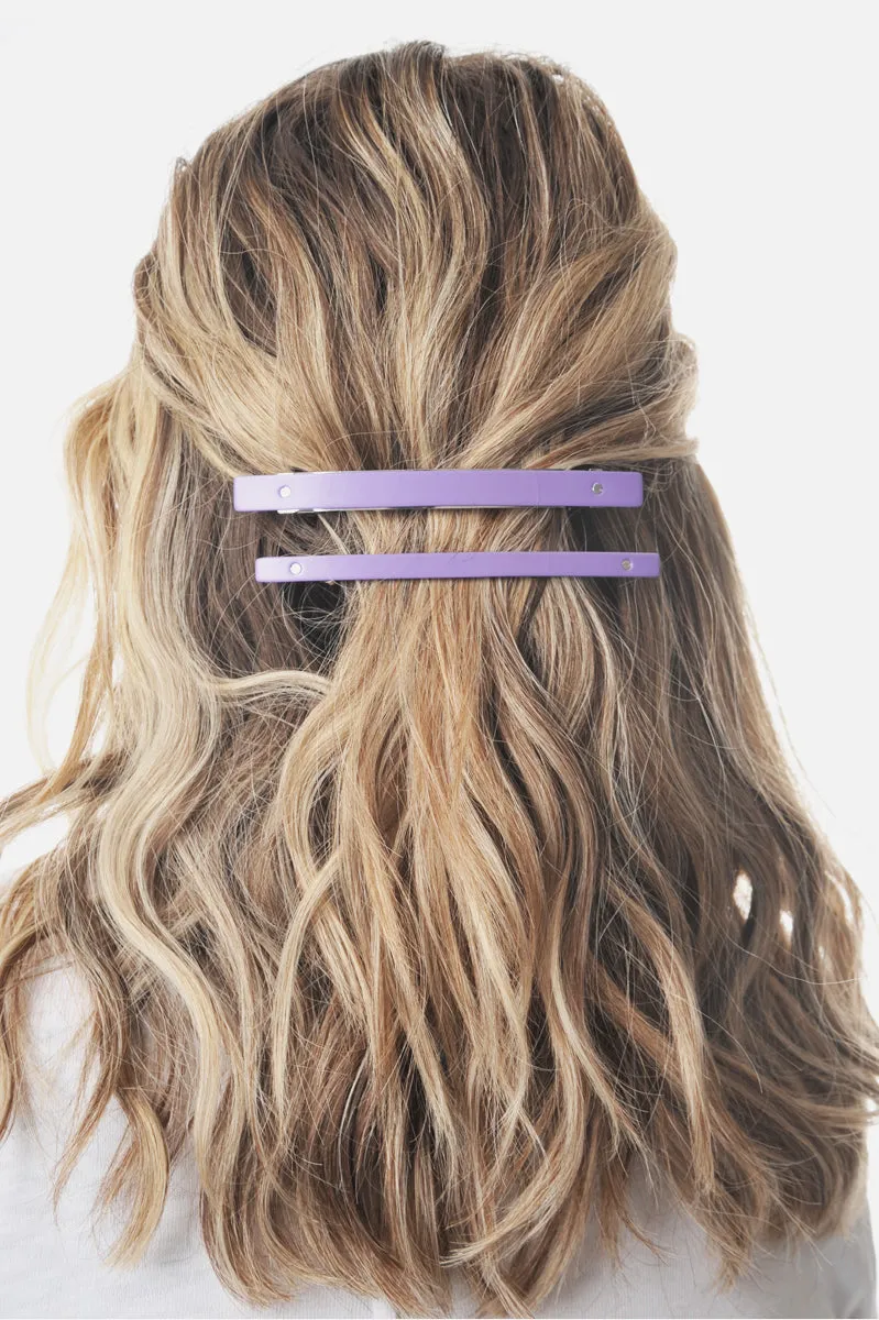 Pale Purple XL Barrette 21